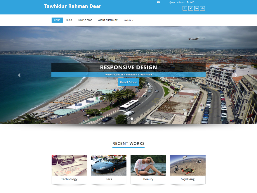 ​Corporate website for small business