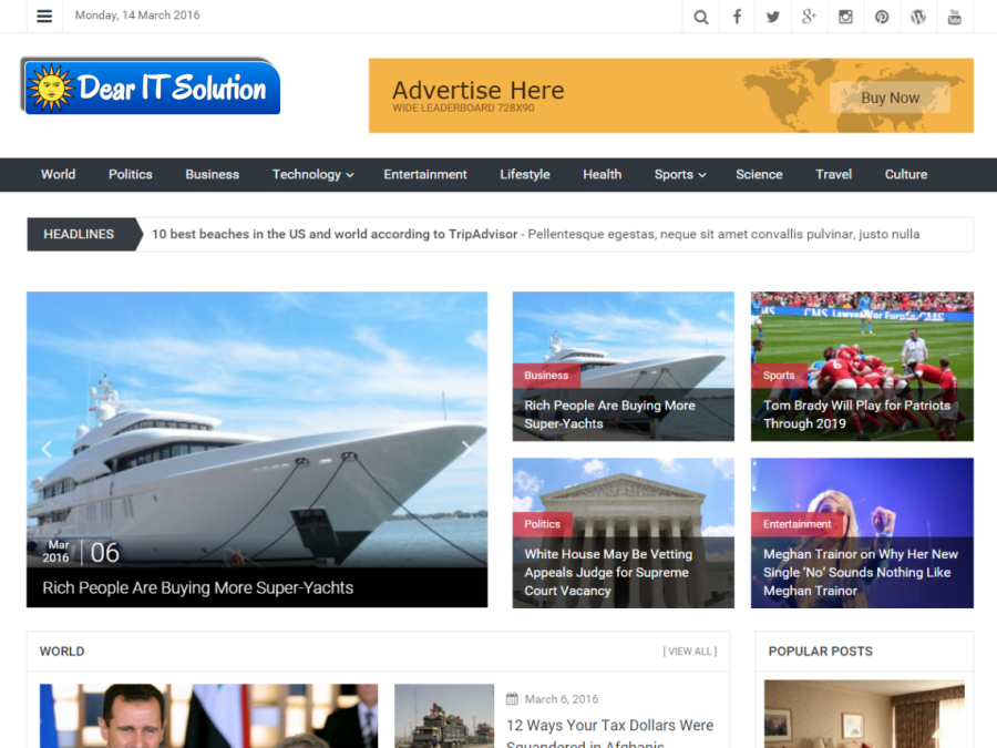 ​Start a new busines of Magazine website
