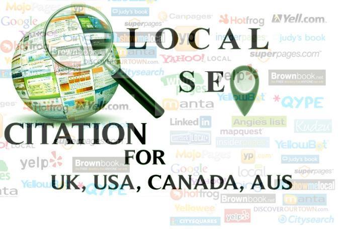 do 40 live local Citations for your local Business Listing