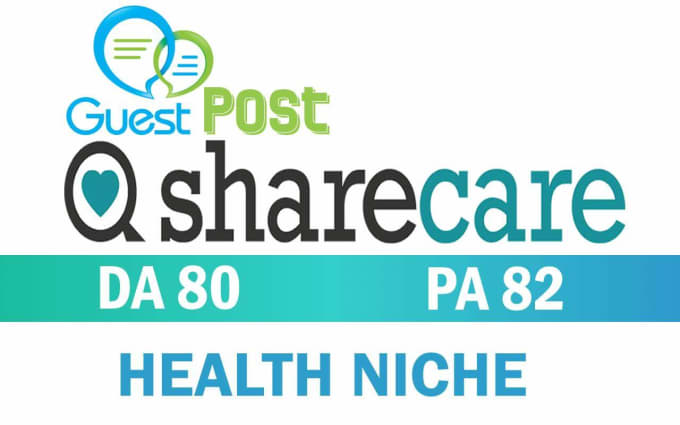 Will write and publish health article on SHARECARE with backlink