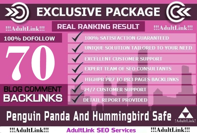 70 SEO Blog Commenting Backlinks pr2 to pr7