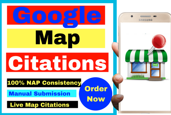 Do 100 Live Google Map Citations Local Business Listing