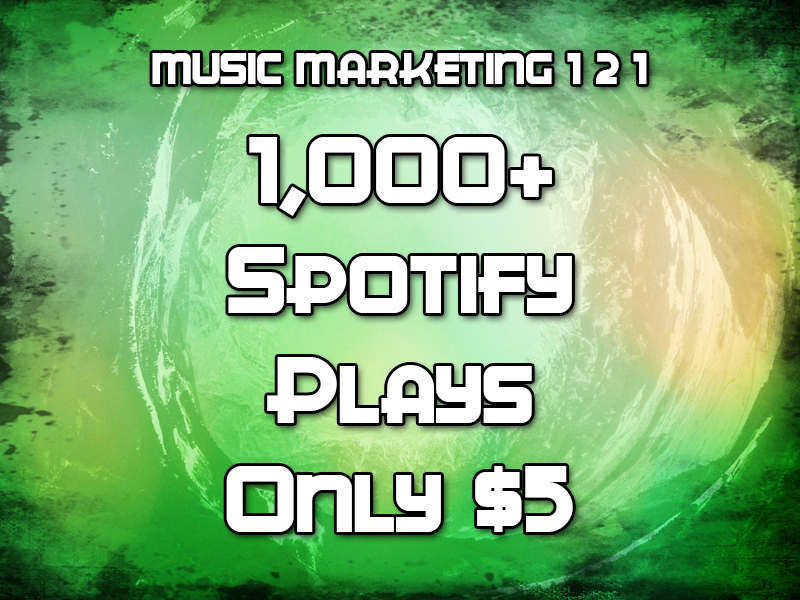1,000+ / 1000+ / 1k+ SpotifyPlays (REAL PLAYS - NO BOTS)