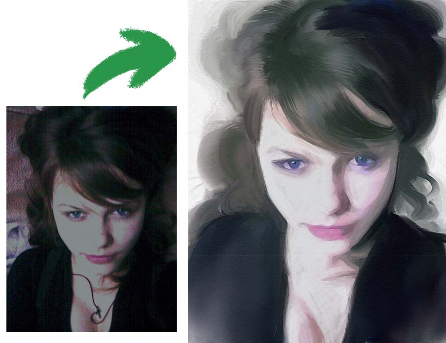 turn a photo into painting
