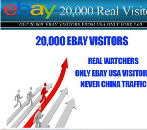 Get 20,000 Ebay Real Visitors