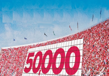 50000 High Quality REAL HUMAN VISITORS