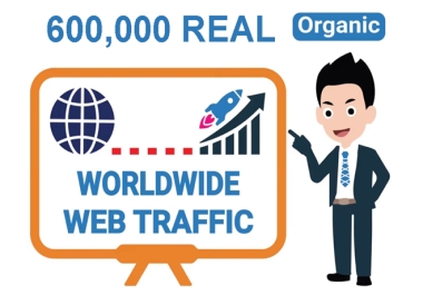 Get 600,000 Unique Organic Visitors to Your Website - Proven Traffic Boost