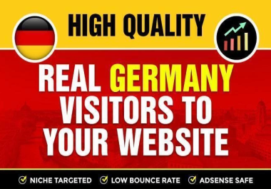Targeted 100,000 germany Real and unique visitors traffic to your site