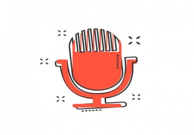 profesionally record 500 words in English French or Arabic voice over