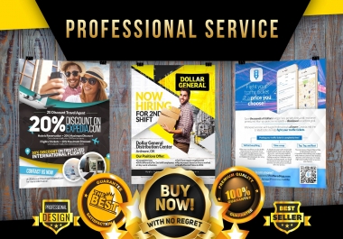 I will design an awesome flyer,  banner or cover