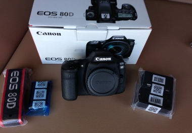 CANON EOS 80D W/EF-S 18-135 IS USM LENS