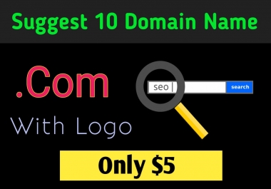 I will research and suggest brand domain name with logo,  DOMAIN NAME RESEARCH