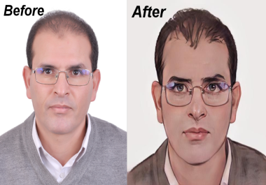 I will create a nice cartoon avatar from your photo,  your pet or any character