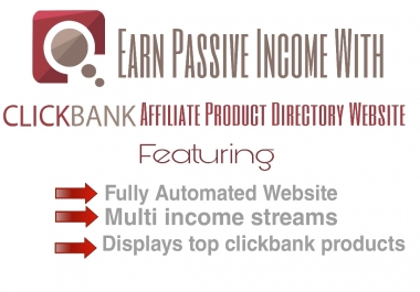Autopilot Clickbank Affiliate Products Directory Website/Store - Earn On Autopilot