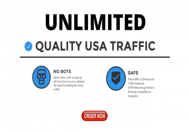 Unlimited High Quality USA Traffic To Your Website