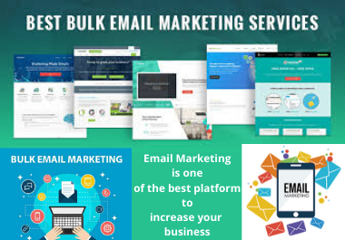I will send to 20,000 bulk emails and email marketing services