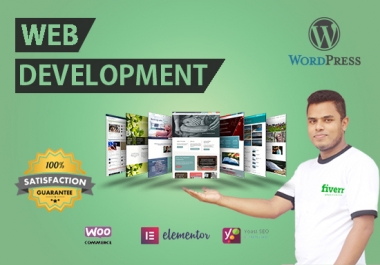 I will build creative wordpress website