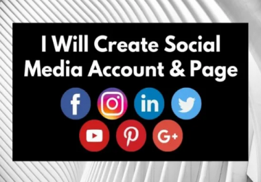 I will create social media account