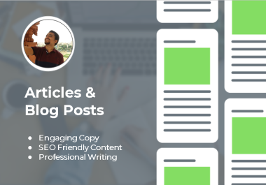 I will write a 3 x 500 unique articles of any niche