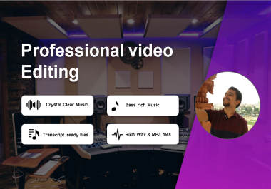 I will do professional video editing and Gaming