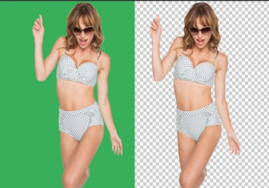 I will completely remove or change the background of the five images