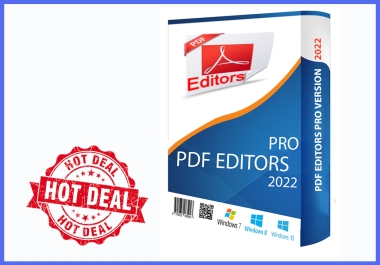 i will do PDF Editor PRO 2022 Software