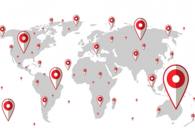 I Will Create 4000 Google Map Point Map Listing for Local SEO