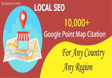 I will manually make 2000 google map citations for local SEO