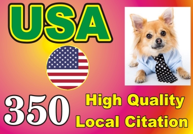 I will build local citation and directory submission upto 350 sites