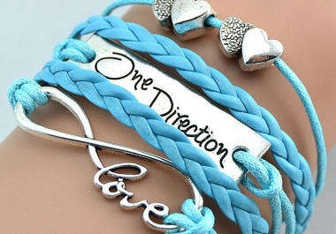 Infinity love one direction Bracelet