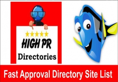 I will give you 60 fast approval directory websites