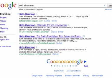 Google First Page GUARANTEED Result in a month with report of improvement rank