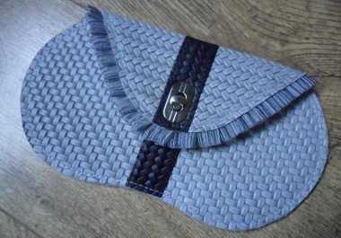 Unique leather bag 'Winter'