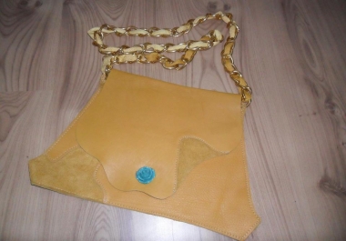 Unique genuine leather bag