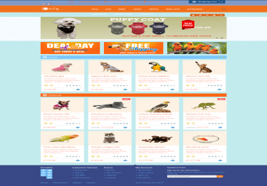Responsive Pet Shop Website