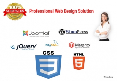 I will design professional website