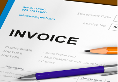 Internet Marketing Business Invoice