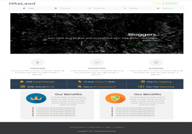 User Login/Registration based Dynamic Website with Free Hosting