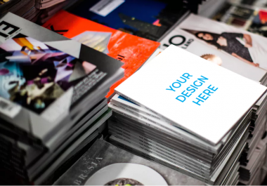 Design Business Card Magazines Books Mockup