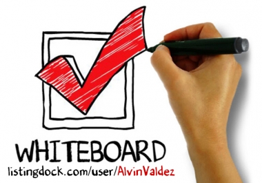 I will create a Whiteboard Video using this TEMPLATE