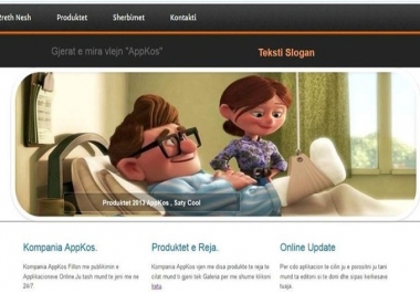 Create HTML Template 4page